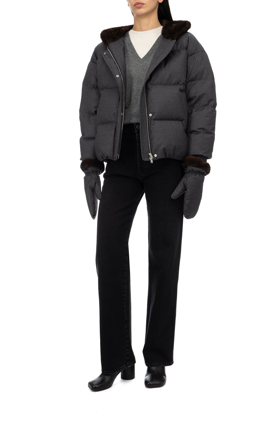 Пуховик Yves Salomon - фото 2