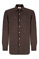 Рубашка Mc2 Saint Barth: коричневый цвет