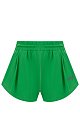 Шорты Msgm: зелёный цвет