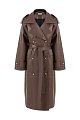 Тренчкот The Mannei: коричневый цвет