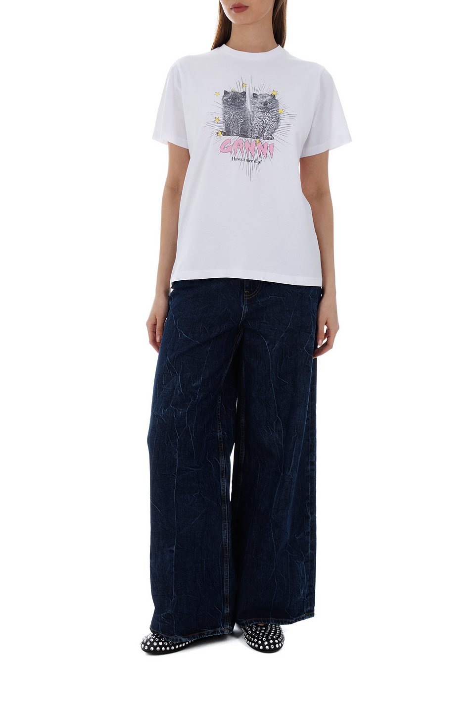 Футболка Ganni - фото 2