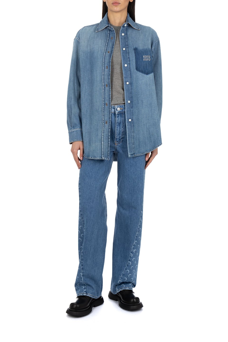 Рубашка Miu Miu - фото 2