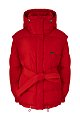 Пуховик Cukovy: красный цвет
