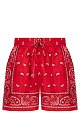 Шорты Parosh: красный цвет