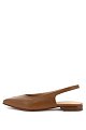 Балетки The Core: коричневый цвет