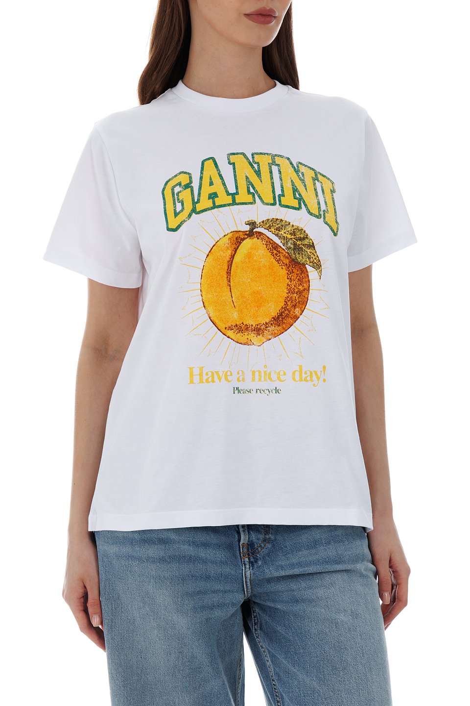 Футболка Ganni - фото 3