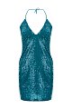 Платье Parosh: бирюзовый цвет