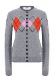 Кардиган Msgm: серый цвет
