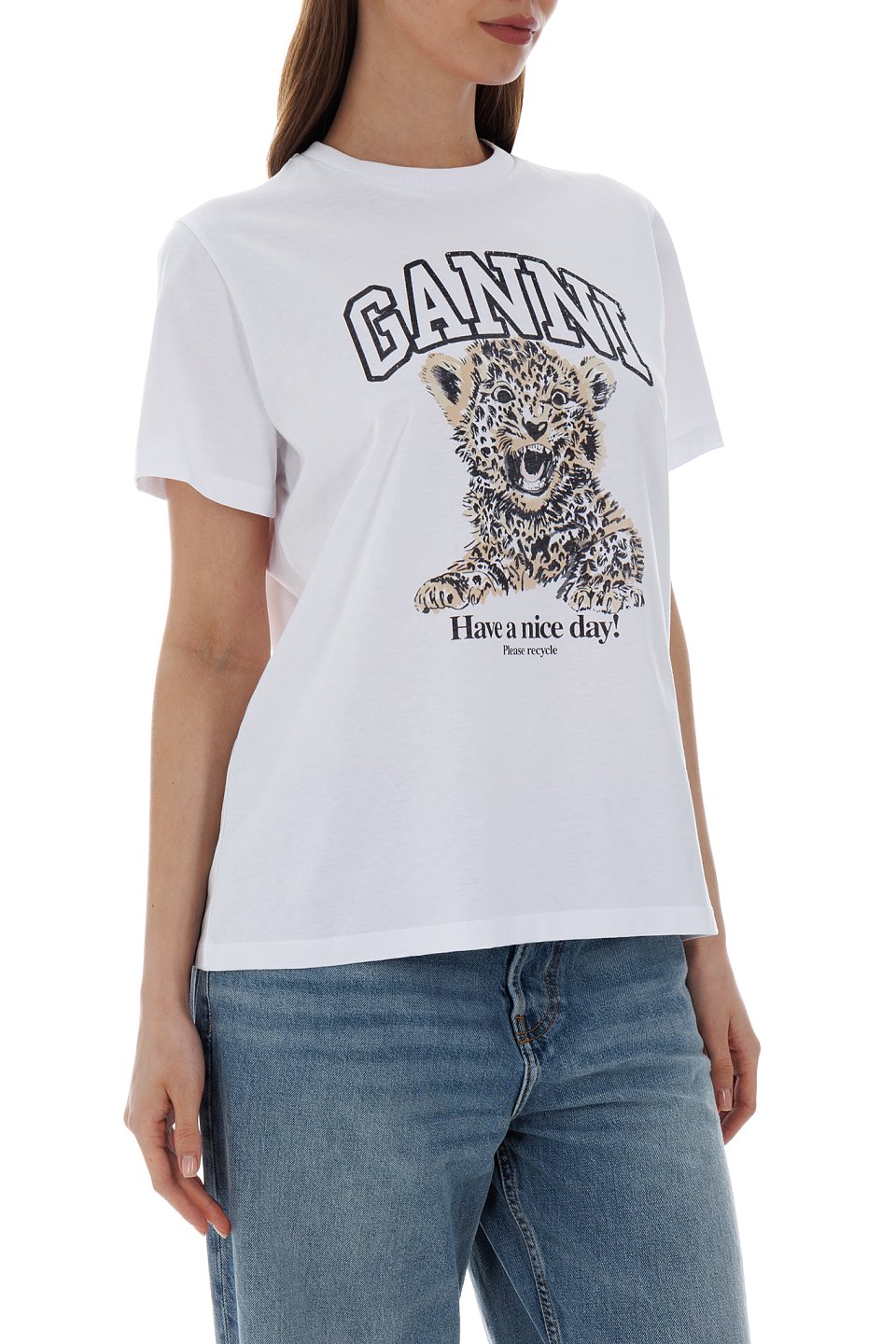 Футболка Ganni - фото 3