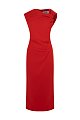 Платье Msgm: красный цвет