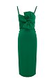 Платье Parosh: зелёный цвет