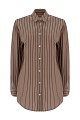 Рубашка Mc2 Saint Barth: коричневый цвет