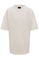 Футболка Balenciaga: кремовый цвет