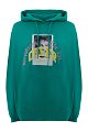 Худи Msgm: зелёный цвет