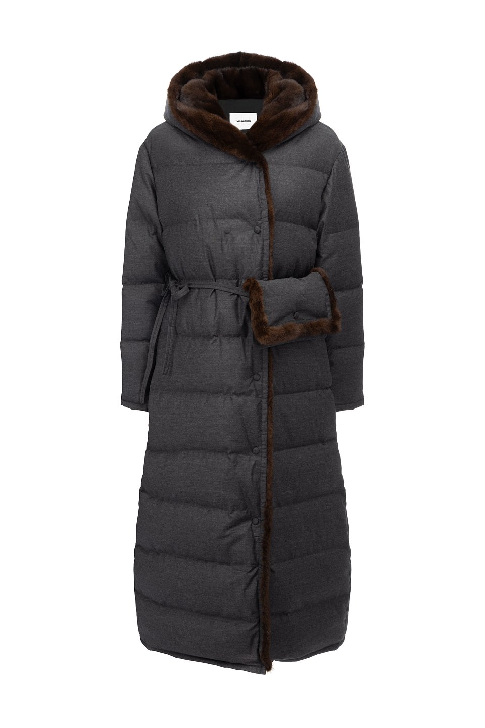 Пуховое пальто Yves Salomon - фото 1