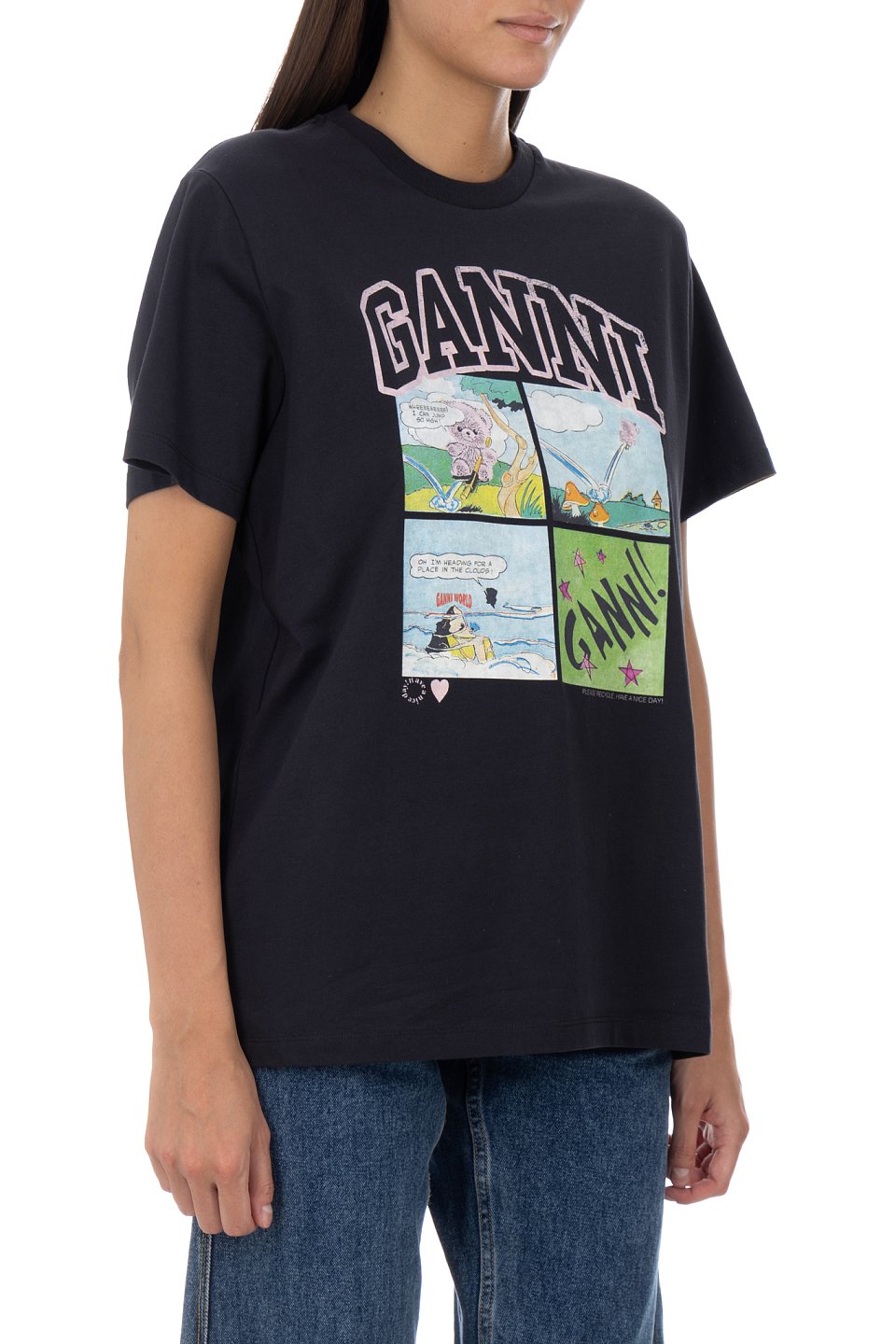 Футболка Ganni - фото 3