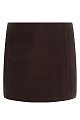 Юбка Parosh: темно-коричневый цвет