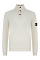 Джемпер Stone Island: белый цвет