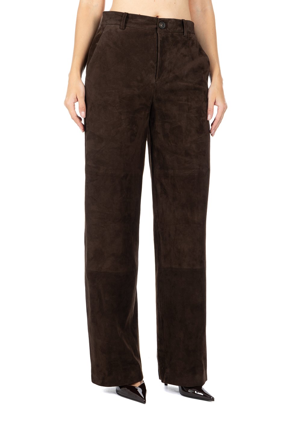 Замшевые брюки  Vince - фото 3