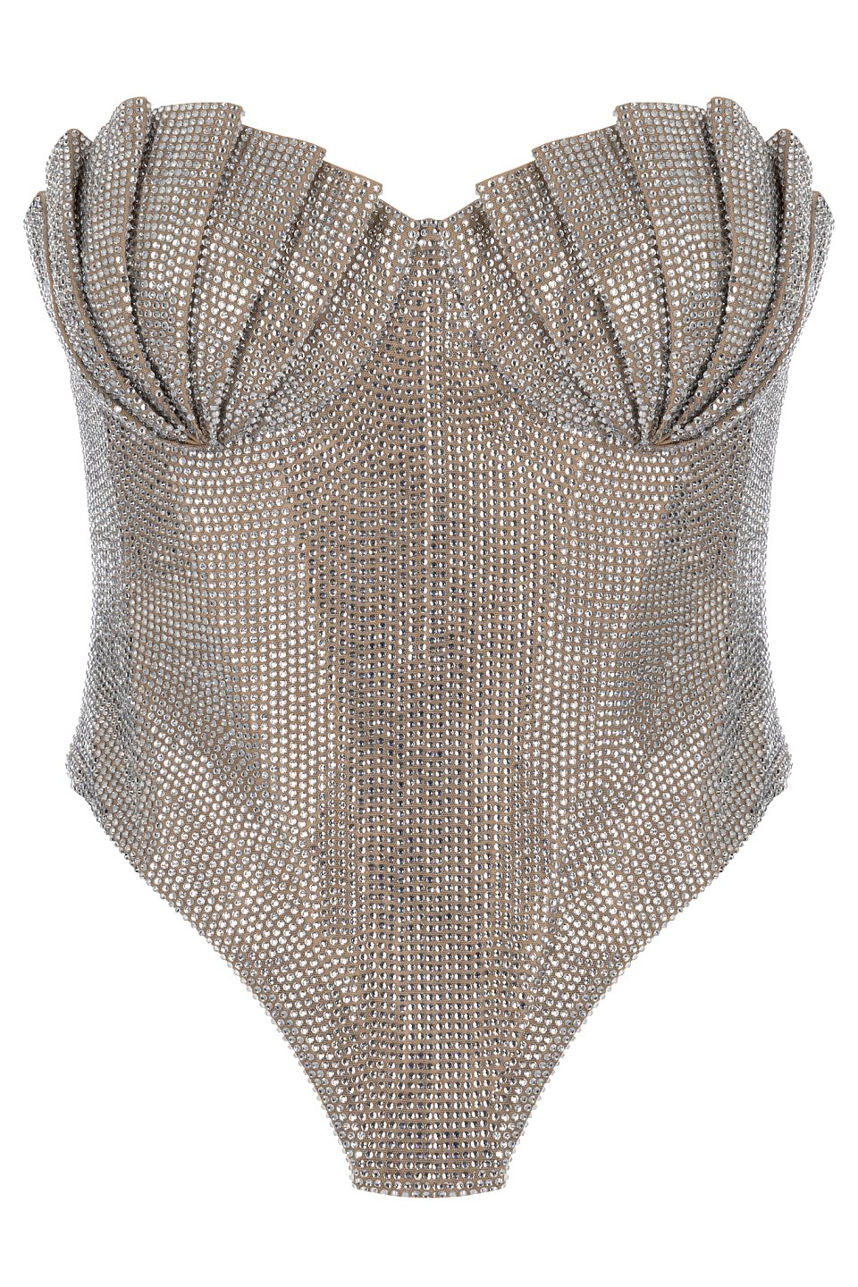 Топ-корсет с отделкой стразами Giuseppe Di Morabito - фото 1