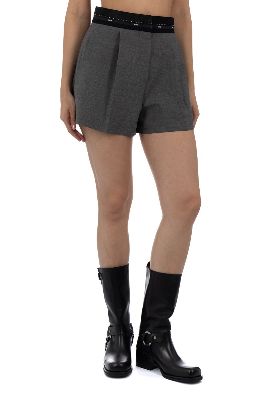 Шерстяные шорты Msgm - фото 3