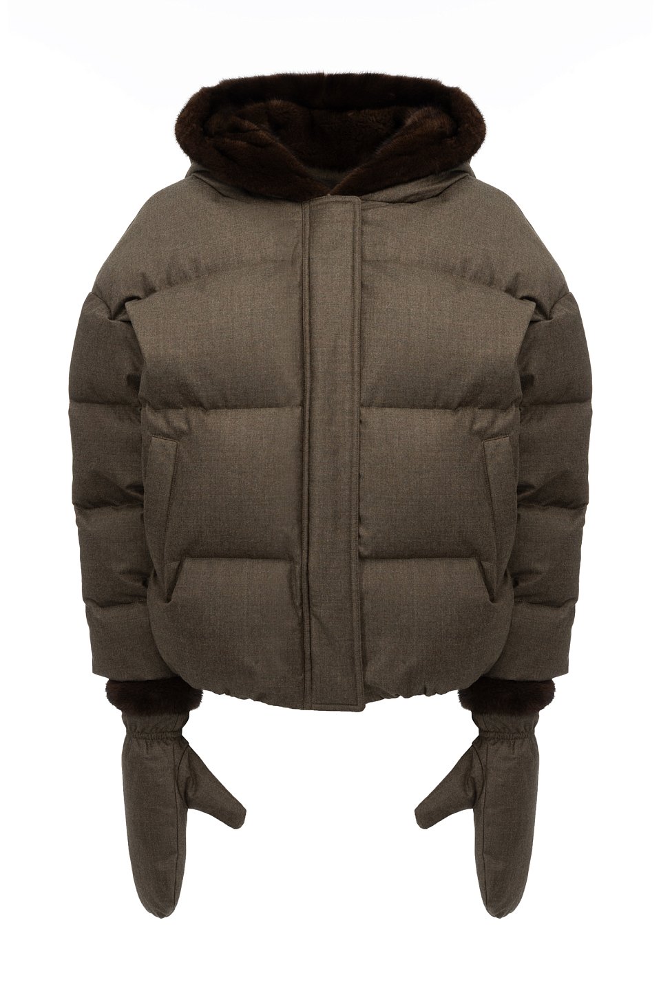 Пуховик Yves Salomon - фото 1