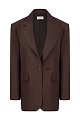 Пиджак Parosh: коричневый цвет
