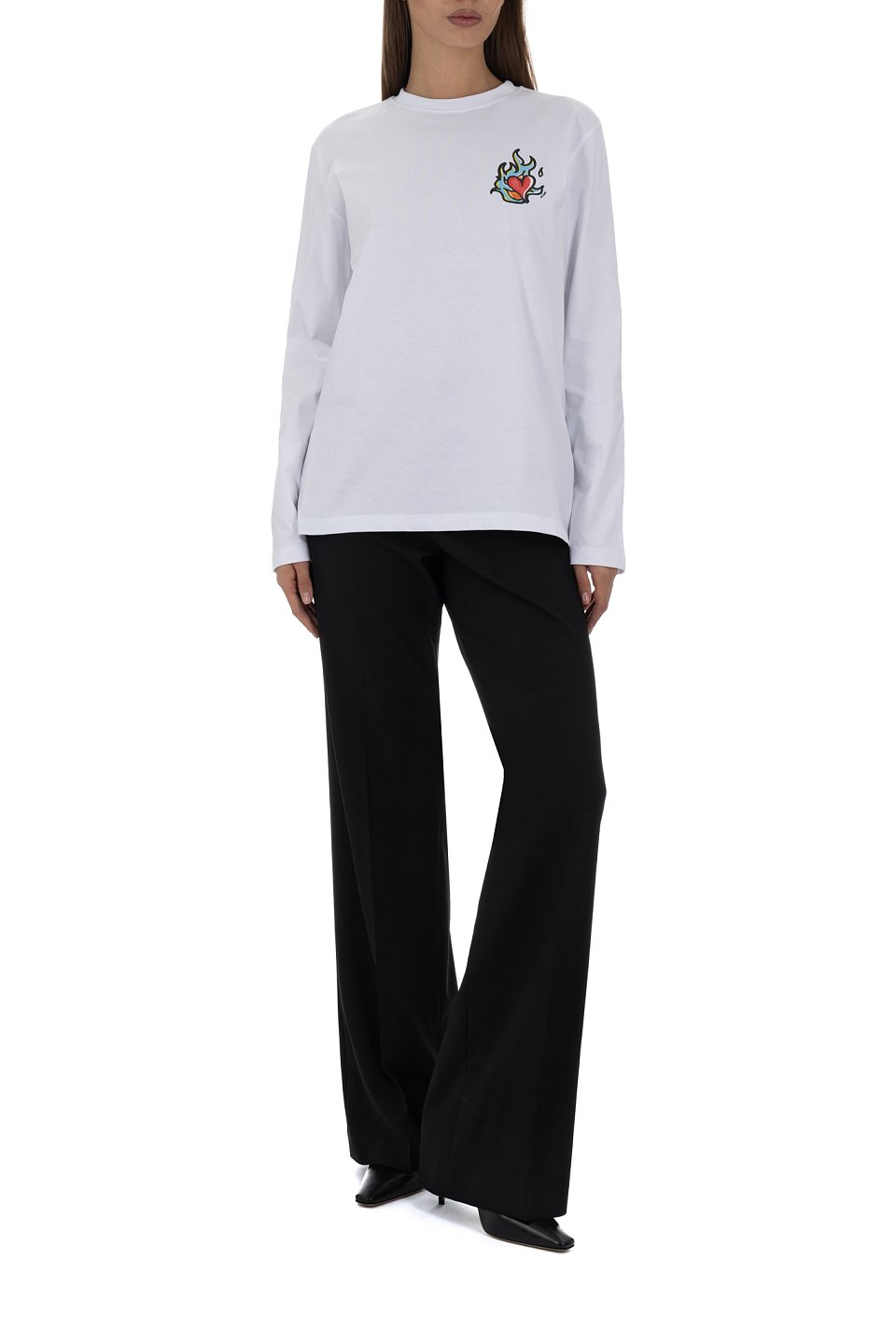 Хлопковый лонгслив Msgm - фото 2