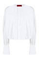 Блуза Thelatest: белый цвет