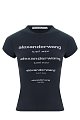 Футболка Alexander Wang: чёрный цвет