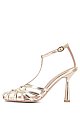 Лакированные босоножки Etienne Marcel: золотой цвет