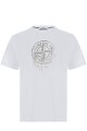 Футболка Stone Island: белый цвет